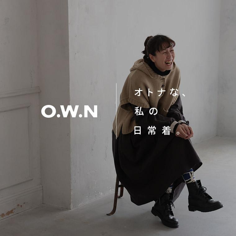 soulberry O.W.N ケーブルポケットなニットベスト レディース