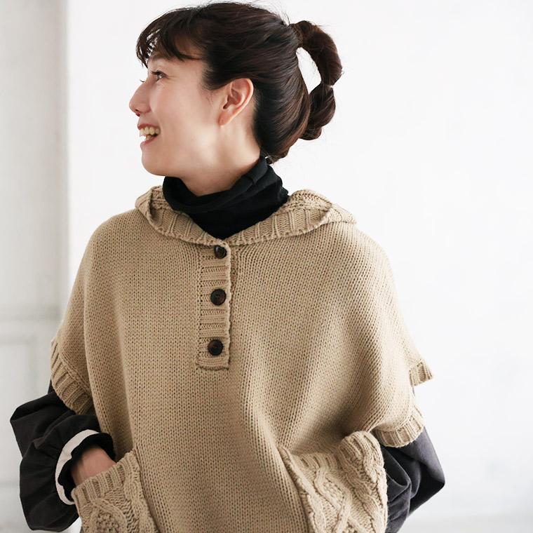 archivio ニットベスト　ノースリーブニット ブラウン archivio ニットベスト ノースリーブニット ブラウン