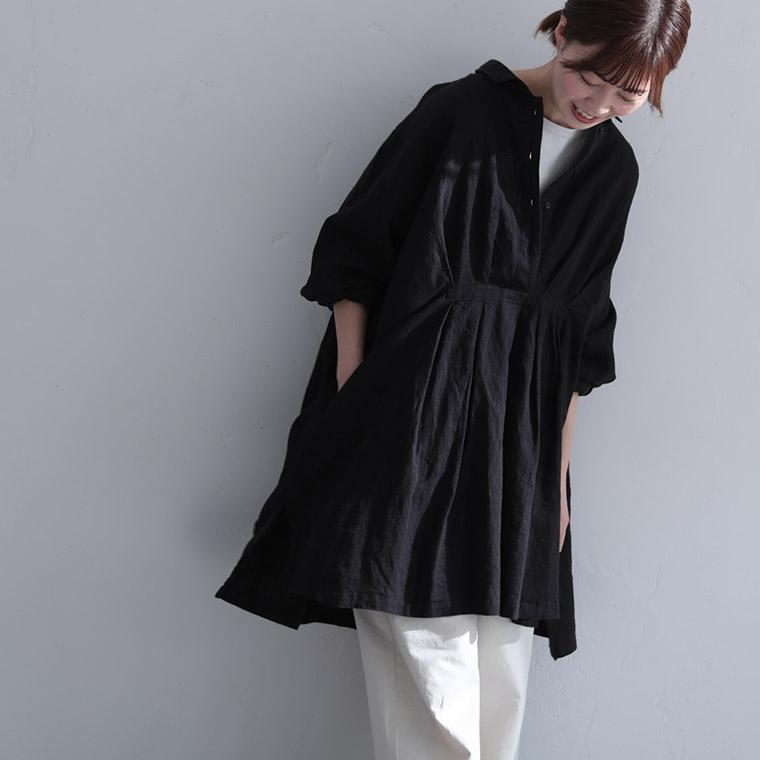 soulberry O.W.N フロントプリーツチュニック レディース シャツ soulberry O.W.N フロントプリーツチュニック レディース シャツ