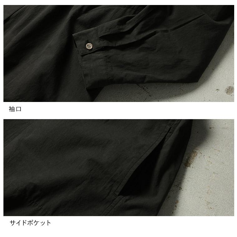 【ついに再入荷！】[me] 私のフードなワンピース レディース シャツワンピース 長袖 フレア Aライン パーカー風 綿 コットンの画像