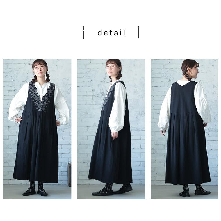 soulberry（ソウルベリー） はちみつ堂 たっぷり刺繍のワンピース