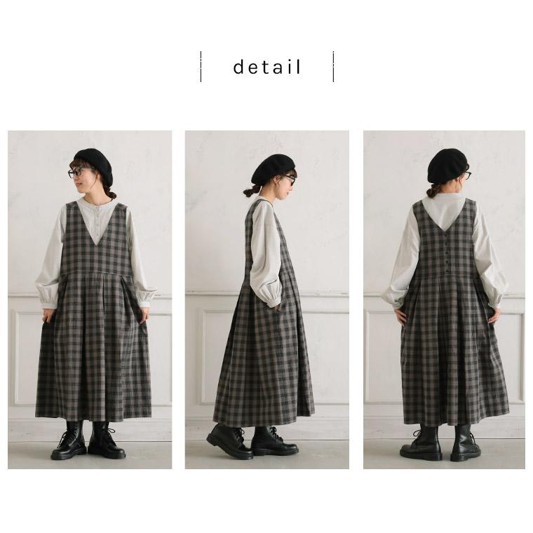 soulberry（ソウルベリー） O.W.N モノトーンなチェックのジャンスカ