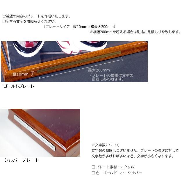 今年の新作から定番まで!Soulbird-!店ボクシンググローブ 展示ケース 記念プレート付き ボクシング ゴルフボールケース・木製 UVカット+記念プレート(文字入れ)付