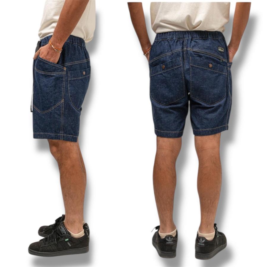 GOHEMP（ゴーヘンプ） - TRAVELER EASY SHORTS - ONE WASH / デニム