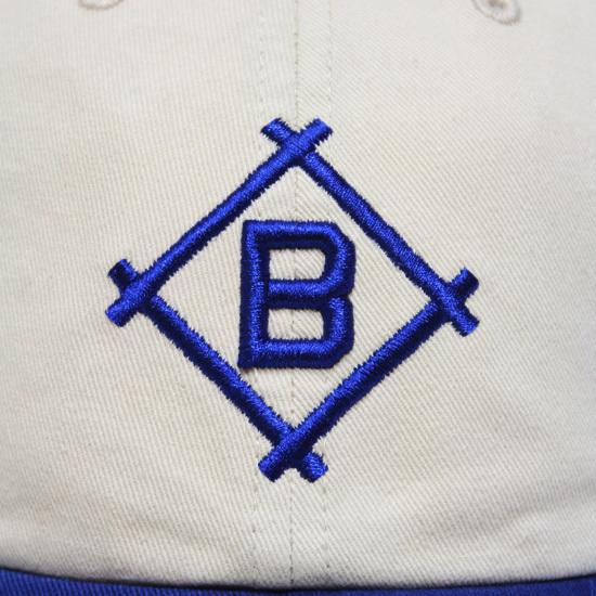 '47 フォーティーセブン ブルックリン ドジャース キャップ 帽子 DODGERS COOPERSTOWN '47 CLEAN UP CAP ストラップバック カーブバイザー アイボリー ブルー｜soulstyle｜04