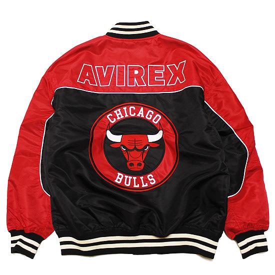 AVIREX x NBA アヴィレックス シカゴ ブルズ ナイロンジャケット AVIREX x NBA アヴィレックス シカゴ ブルズ ナイロンジャケット
