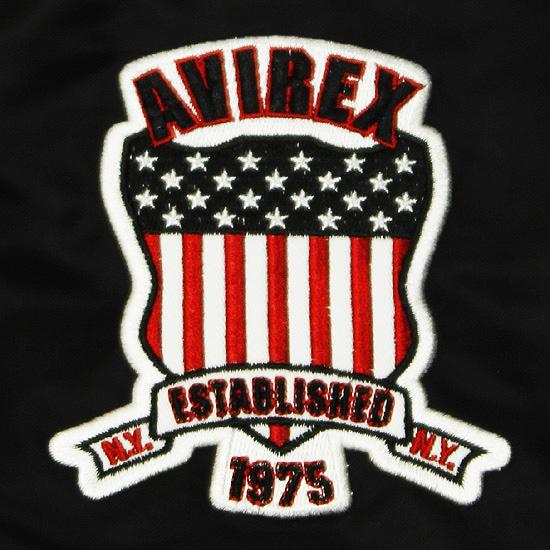 き*ん様 未使用　AVIREX NBA スタジャン コラボワッペン刺繍　L寸◆野 き*ん様 未使用 AVIREX NBA スタジャン コラボワッペン刺繍 L寸◇野 未