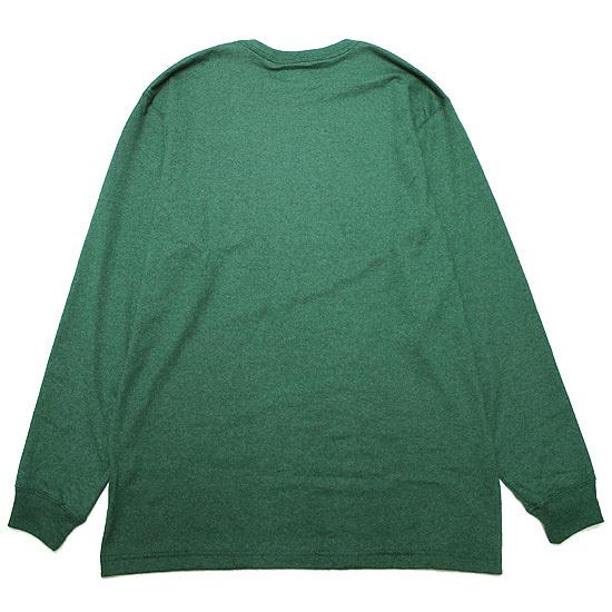 CARHARTT カーハート K126 ポケット長袖Ｔシャツ ロンT WORKWEAR POCKET L/S TEE メンズ ストリート ワーク シンプル 定番 ロゴ グリーン系 緑系 M L｜soulstyle｜02