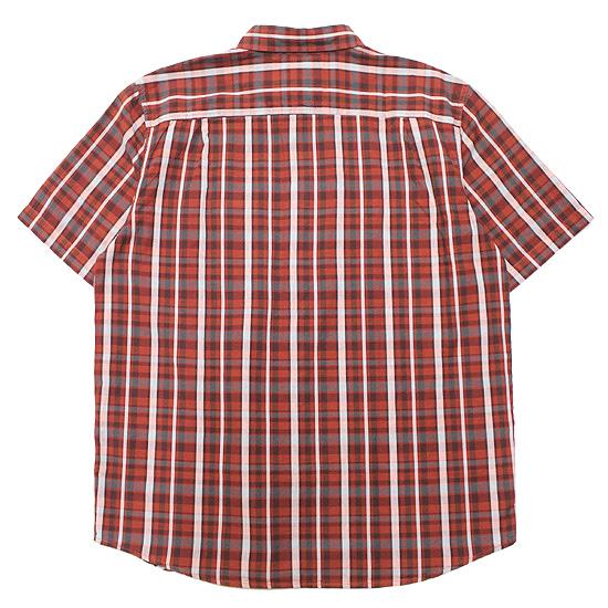 CARHARTT カーハート 半袖シャツ PLAID S/S SHIRT ストリート ワーク 定番 チェック柄 ロゴパッチ オーバーサイズシルエット TW4625 レッド系 M L XL｜soulstyle｜02