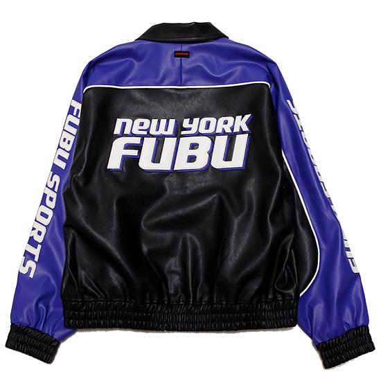 FUBU（フブ） フーブ フェイクレザー ジャケット FAUX LEATHER JACKET