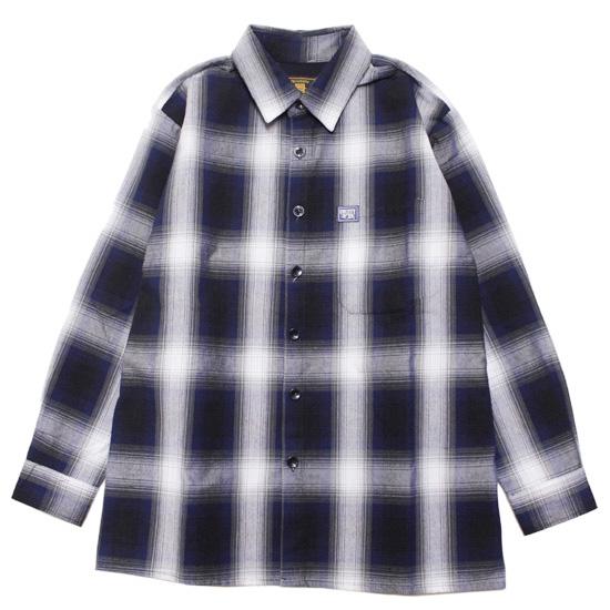 FB COUNTY エフビーカウンティ チェック長袖シャツ CHECKER FLANNEL L