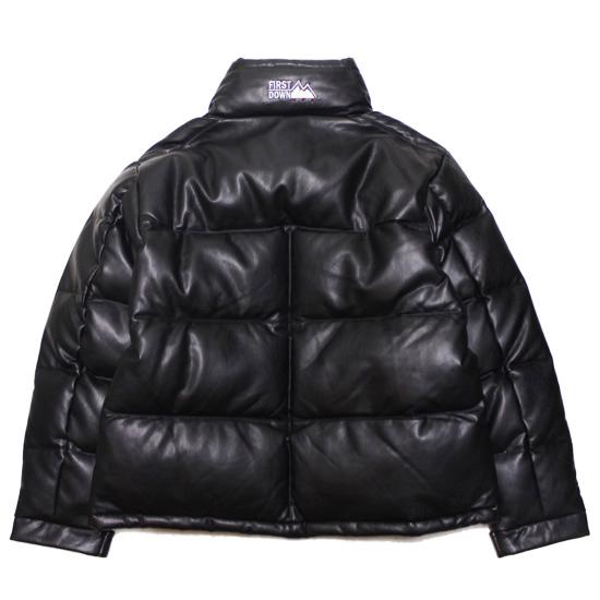 FIRST DOWN（ファーストダウン） レザー バブル ダウンジャケット