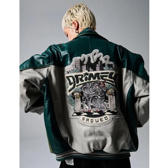 GRIMEY グライミー PUレザージャケット DEEPER PU LEATHER JACKET ストリート ワイドシルエット ワッペン 刺繍 中綿 キルティング GPLJ181 グリーン L XL : gr243 : SOULSTYLE ソウルスタイル - 通販 - Yahoo!ショッピング GRIMEY グライミー PUレザージャケット DEEPER PU LEATHER JACKET ストリート ワイドシルエット ワッペン 刺繍 中綿 キルティング GPLJ181 グリーン L XL : gr243 : SOULSTYLE ソウルスタイル - 通販 - Yahoo!ショッピング