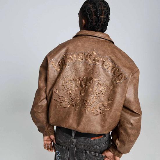 GRIMEY（グライミー） PUレザージャケット CHIEF WATCHER PU LEATHER