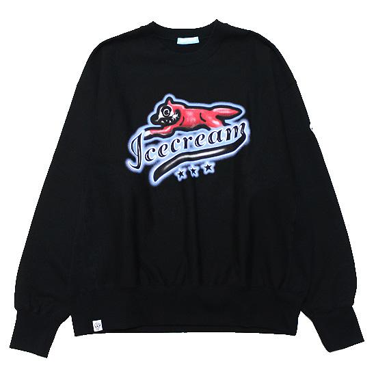 ICECREAM（アイスクリーム） スウェット トレーナー RUNNING DOG 