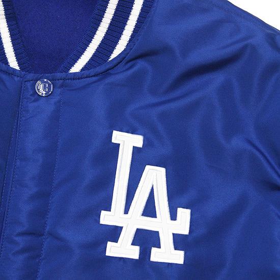 JH DESIGN ジェイエイチデザイン ロサンゼルス ドジャース スタジャン ジャケット LOSANGELS DODGERS REVERSIBLE WOOL JACKET リバーシブル 中綿 ブルー M L XL｜soulstyle｜07