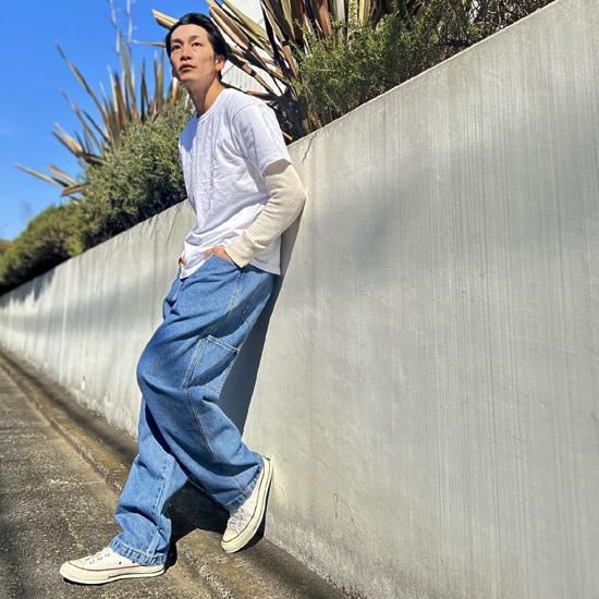 KNO BETTA ノーベター バギー デニムパンツ 999 BAGGY DENIM PANTS
