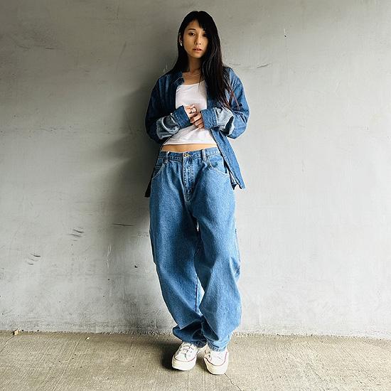 KNO BETTA ノーベター バギー デニムパンツ 999 BAGGY DENIM PANTS