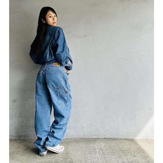 KNO BETTA ノーベター バギー デニムパンツ 999 BAGGY DENIM PANTS