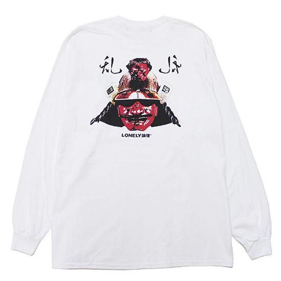 LONELY/論理 LONELY 論理 ロンリー 長袖Tシャツ ロンT KABUTO L/S 