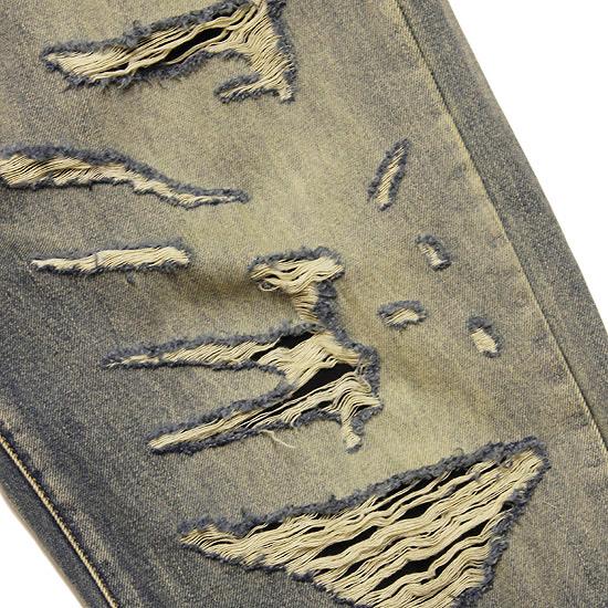 mnml（ミニマル） バギーデニムパンツ ULTRA BAGGY DISTRESSED DENIM