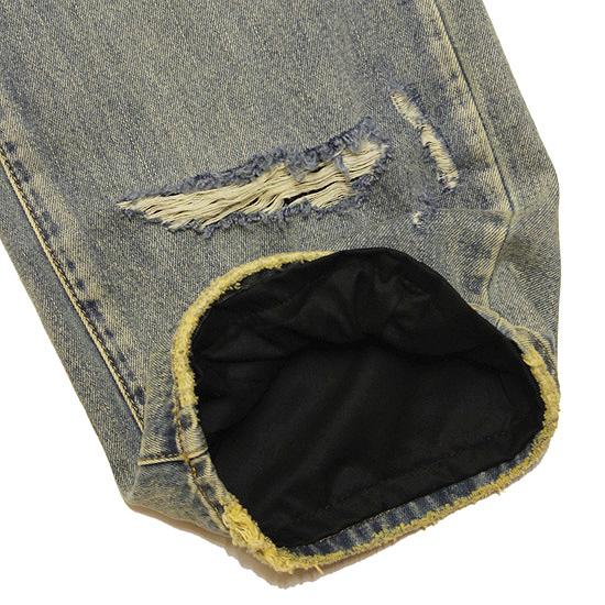 mnml（ミニマル） バギーデニムパンツ ULTRA BAGGY DISTRESSED DENIM