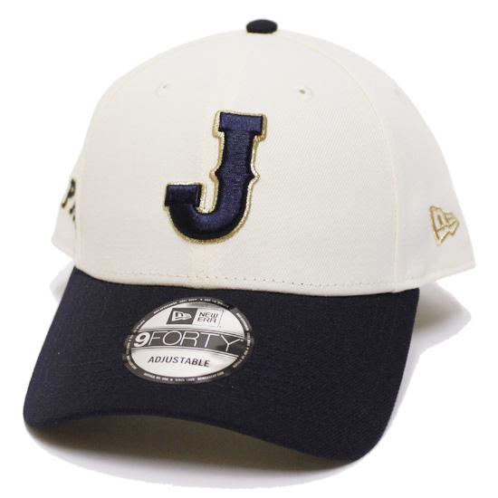 NEW ERA 9FORTY ニューエラ キャップ 侍ジャパン WBCクリーム NEW ERA 9FORTY WBC J LOGO SIDE JAPAN（ニューエラ ナインフォー
