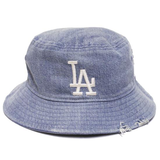 NEW ERA（ニューエラ） ロサンゼルス ドジャース デニム バケット
