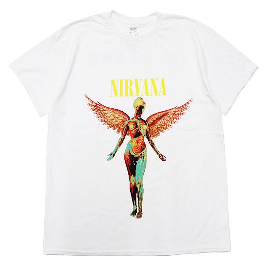 NIRVANA ニルヴァーナ 半袖Tシャツ バンドT IN UTERO S/S TEE