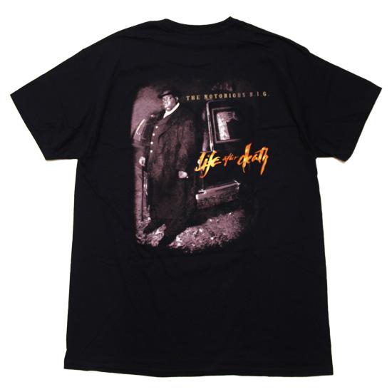 THE NOTORIOUS B.I.G. ノトーリアスBIG 半袖Tシャツ ラップT LIFE 