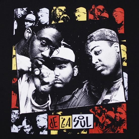 DE LA SOUL デラソウル 半袖Tシャツ ラップT COLLAGE S/S TEE