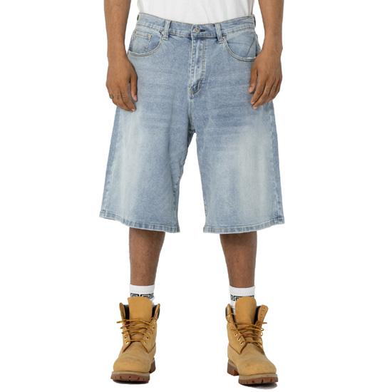 PRO CLUB（プロクラブ） バギーデニムショーツ HEAVYWEIGHT BAGGY FIT