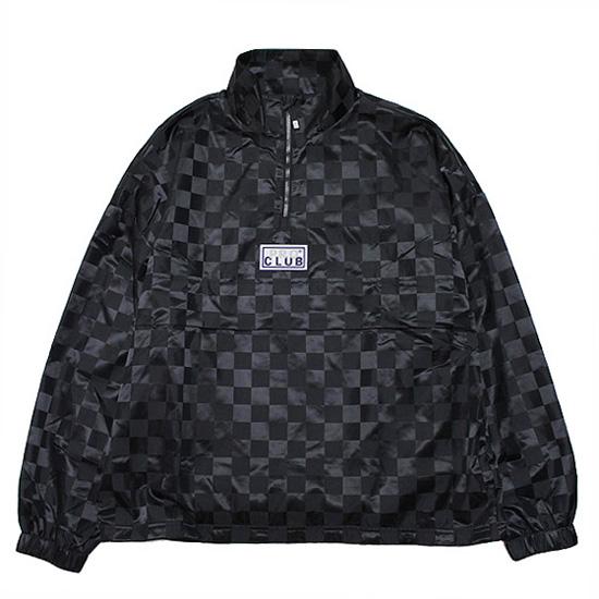 PRO CLUB（プロクラブ） ハーフジップジャケット SATIN CHECKERED