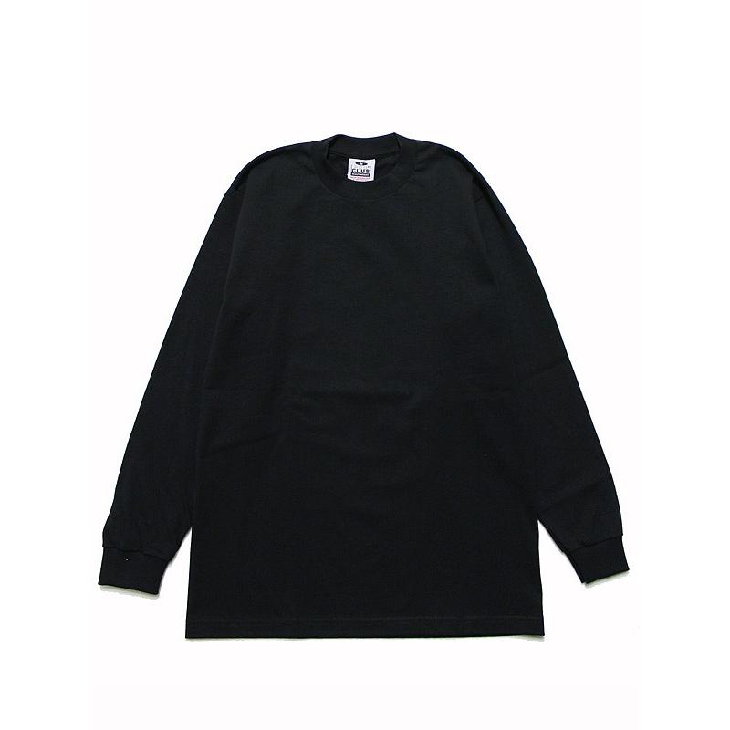 PRO CLUB プロクラブ ヘビーウェイト長袖Ｔシャツ ロンT HEAVYWEIGHT L/S TEE メンズ ストリート ヒップホップ 定番 114 無地 ブラック 黒 M L XL XXL｜soulstyle