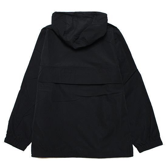 PRO CLUB プロクラブ ナイロンアノラックジャケット NYLON ANORAK PULLOVER JACKET オーバーサイズシルエット ラバーロゴパッチ ブラック 黒 M L XL｜soulstyle｜02