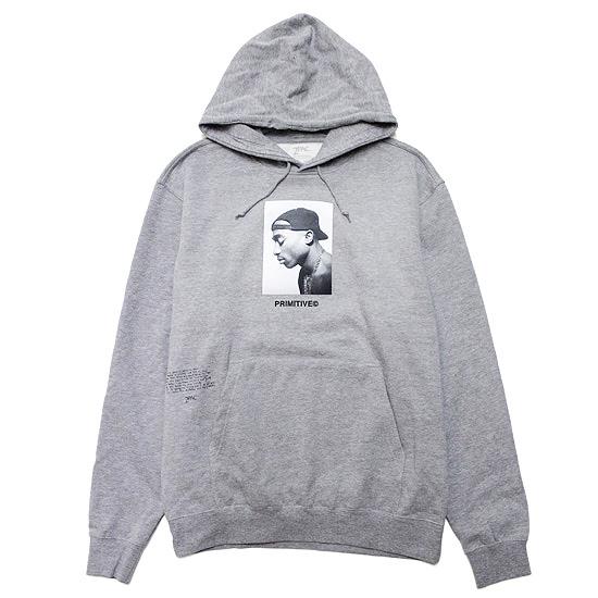 【新品】 PRIMITIVE×2PAC パーカー コラボ ラッパー ツーパック PRIMITIVE PRIMITIVExTUPAC プリミティブx2パック 2PAC パーカー