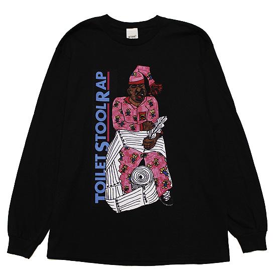 720【入手困難】ヒステリックグラマー♤ビッグロゴ　ラグラン　長袖ロンT 即完売 RAP ATTACK ラップ アタック 長袖Tシャツ ロンT TOILET STOOL L/S TEE