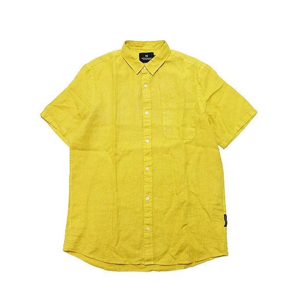 Scotch Soda スコッチアンドソーダ リネンシャツ 半袖シャツ Linen S S Shirt メンズ ベーシック ショートスリーブ 無地 麻素材 イエロー M L Xl Prettyfunnyballoons Com
