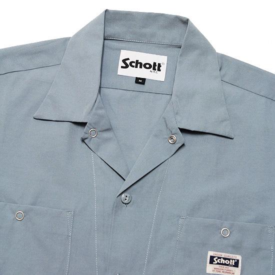 Schott N.Y.C（ショット） SCHOTT 半袖シャツ ワークシャツ TC WORK S