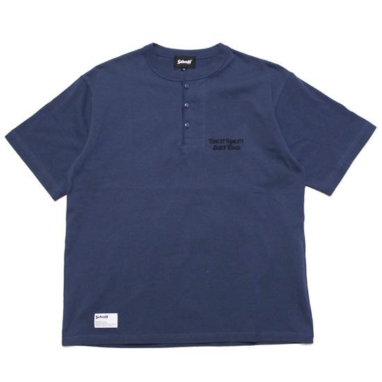 Schott N.Y.C（ショット） SCHOTT ヘンリーネック半袖Tシャツ FINEST 