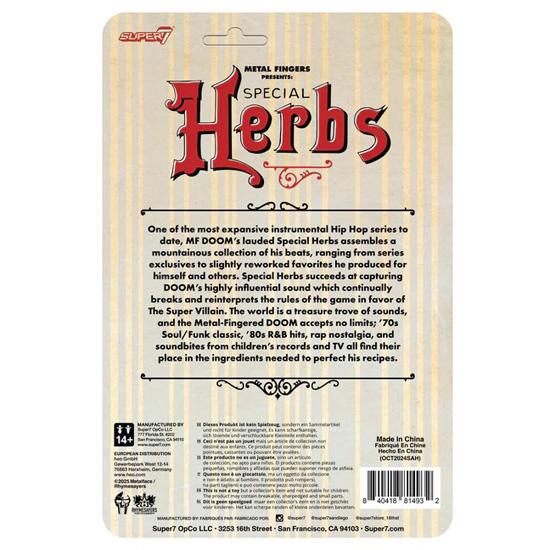 SUPER7 スーパー7 MF DOOM MFドゥーム フィギュア REACTION FIGURES