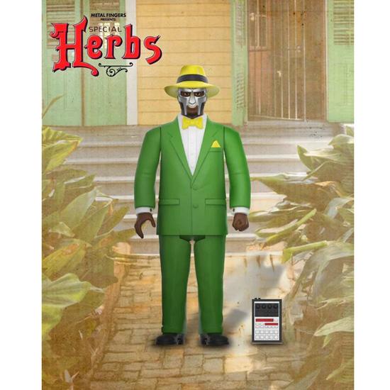 MF DOOM SUPER7 SPECIAL HERBS フィギュア MF DOOM x Super7 - Metal Fingers Special Herbs ReAction Figure