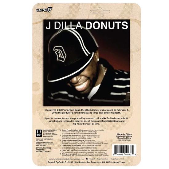 SUPER7 スーパー7 J DILLA ジェイディラ フィギュア REACTION FIGURES