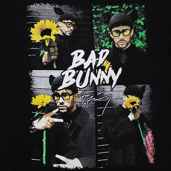 BAD BUNNY Tシャツとポスター バッドバニー べニート THREADS ON DEMAND スレッドオンデマンド バッドバニー 半袖Tシャツ