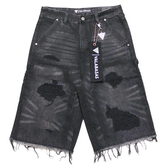 VALABASAS ヴァラバサス デニムショーツ REVOLT DENIM SHORTS