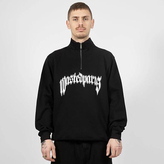 【値段交渉可能】wasted paris ハーフジップ トレーナー スウェット WASTED PARIS（ウェイステッドパリス） ウェステッドパリス ハーフ