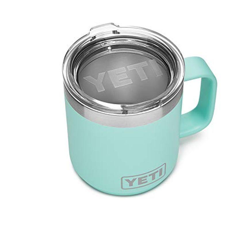 YETI (イエティ) ランブラー 10オンス マグ 積み重ね可能、ステンレススチール、真空保温 標準蓋付き