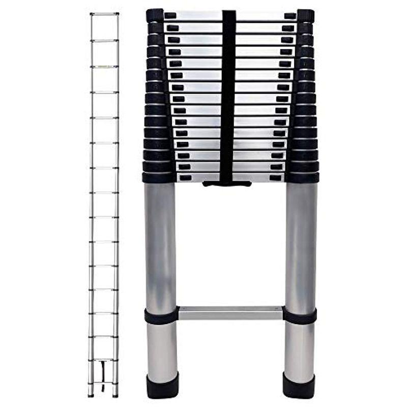61％以上節約 軽量 伸縮はしご 5.4m アルミ コンパクト 安全 スーパー