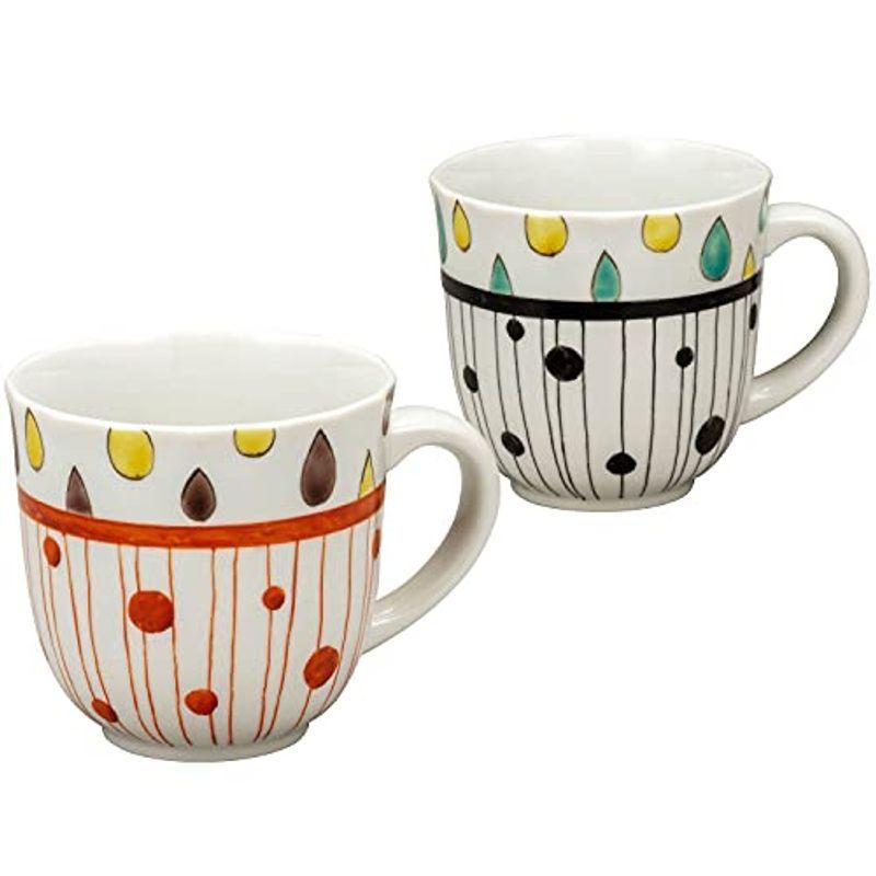 おしゃれ 九谷焼 ペア マグカップ しずくライン 還暦祝い 結婚祝い プレゼント ギフト Www Inmera Com Ec