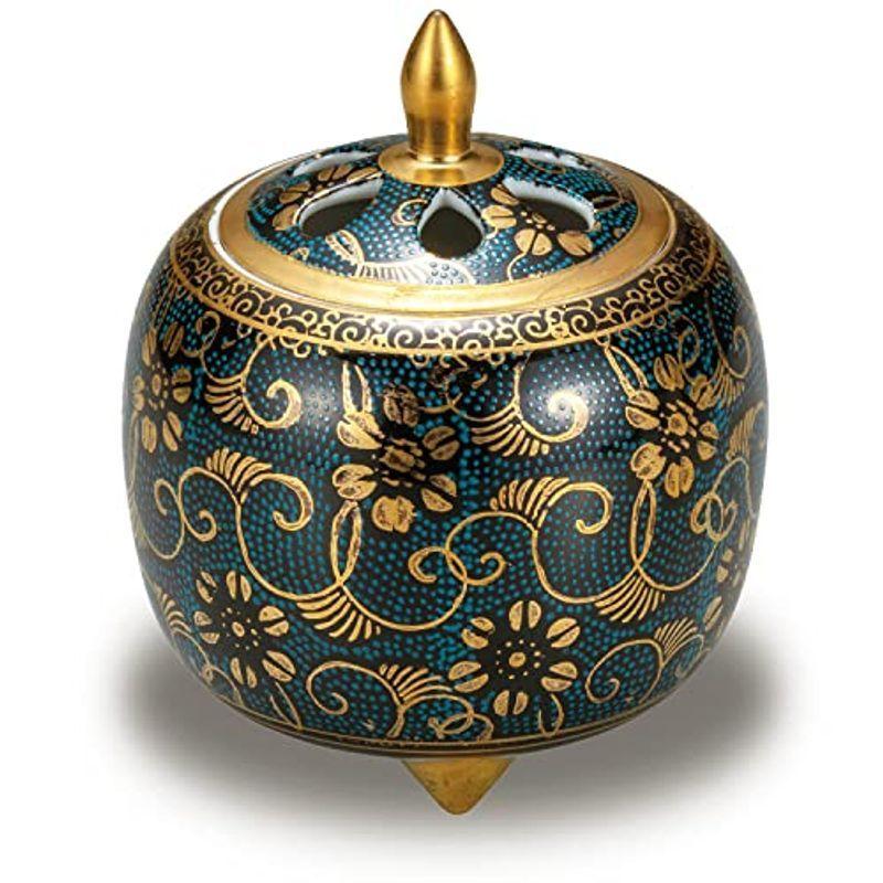 激安正規品 陶器 青粒鉄仙 香炉 3 5号 九谷焼 おしゃれ インテリア 日本製 伝統工芸品 置物 高級 その他インテリア雑貨 小物 qhema Com